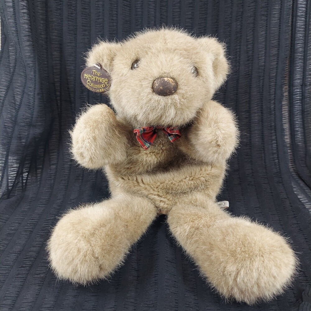 Ganz Bros Heritage Collection Light Brown Bear Hand Puppet 1985 Vintage RARE